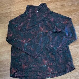 Christopher & Banks women’s mock neck  - Black and Red